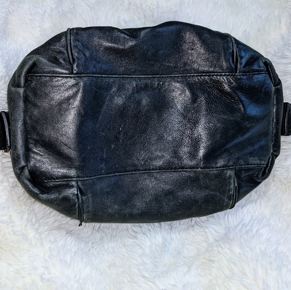 Michael Kors Black Soft Leather Satchel Shoulder Bag - Picture 9 of 16